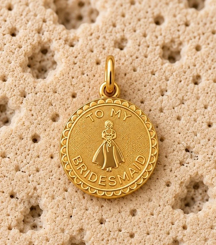 Gold "To My Bridesmaid" Charm