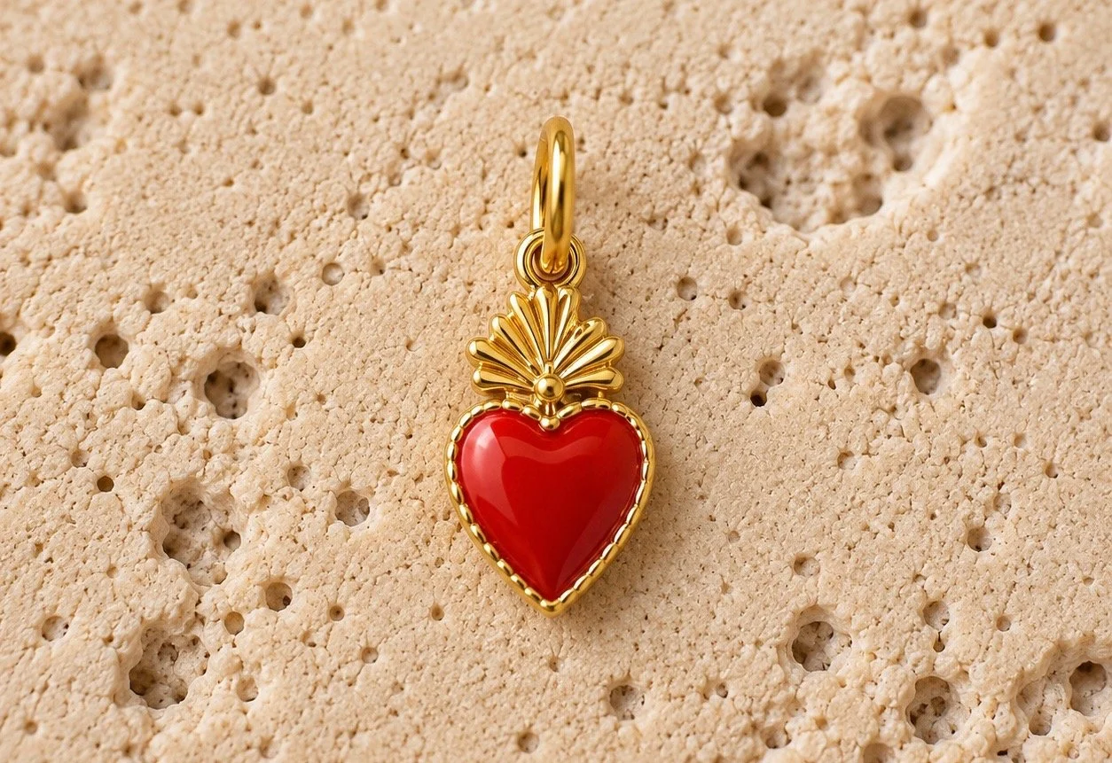 Red Heart Charm