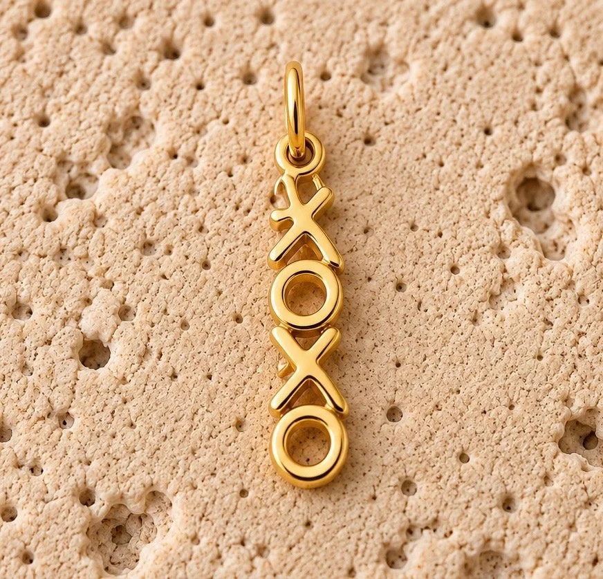Gold XOXO Charm