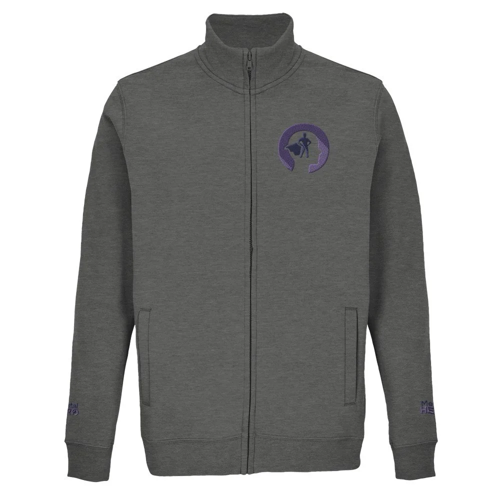 Mental HERO Logo Unisex Full-zip Sweatshirt | SOL'S Cooper 04240