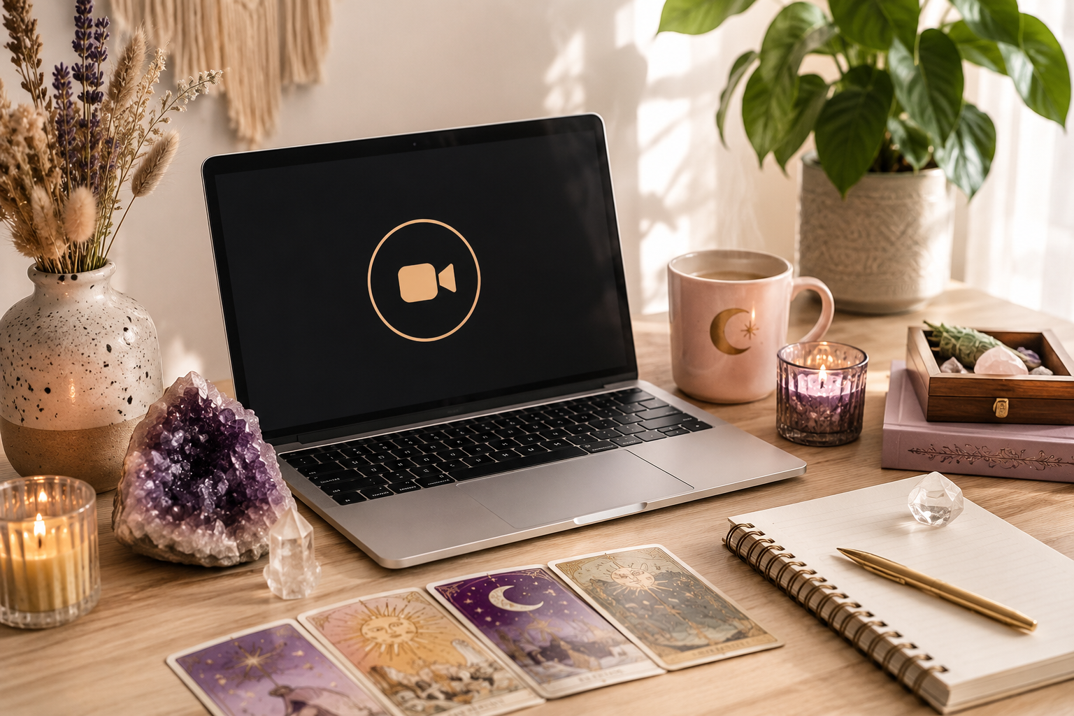 60 Minute Live Zoom Reading