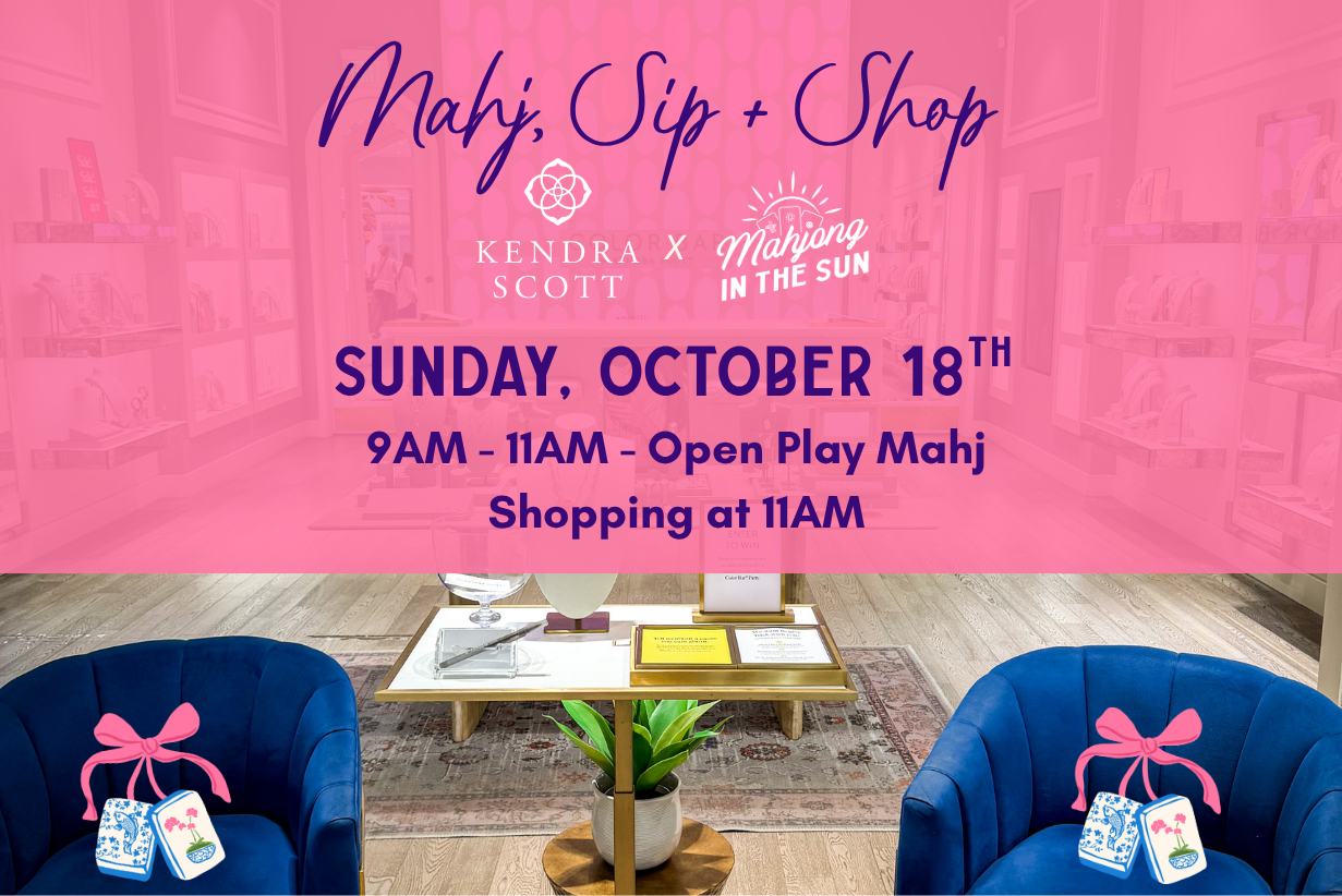 Mahj, Sip + Shop at Kendra Scott