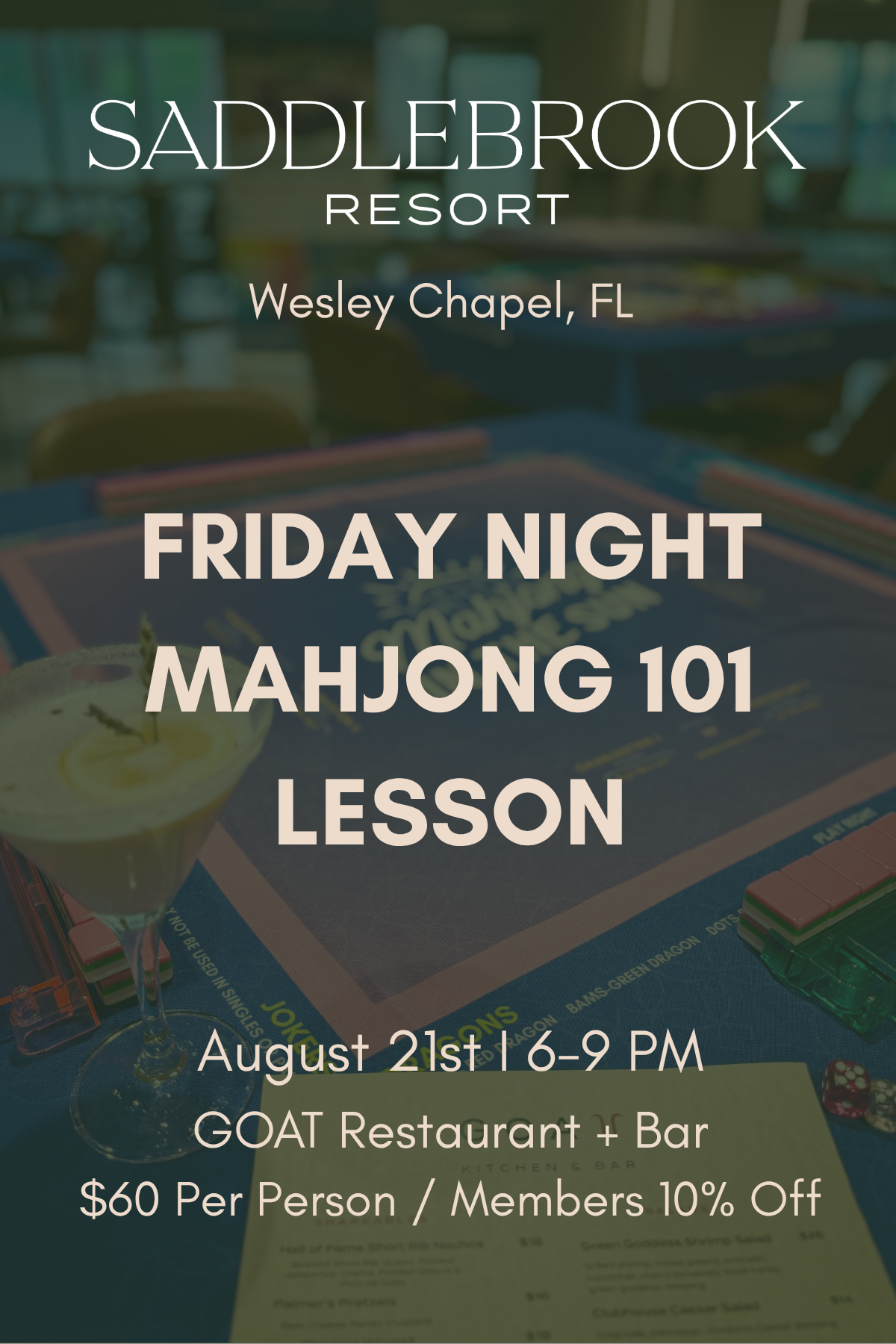 Friday Night Mahjong 101 Lesson