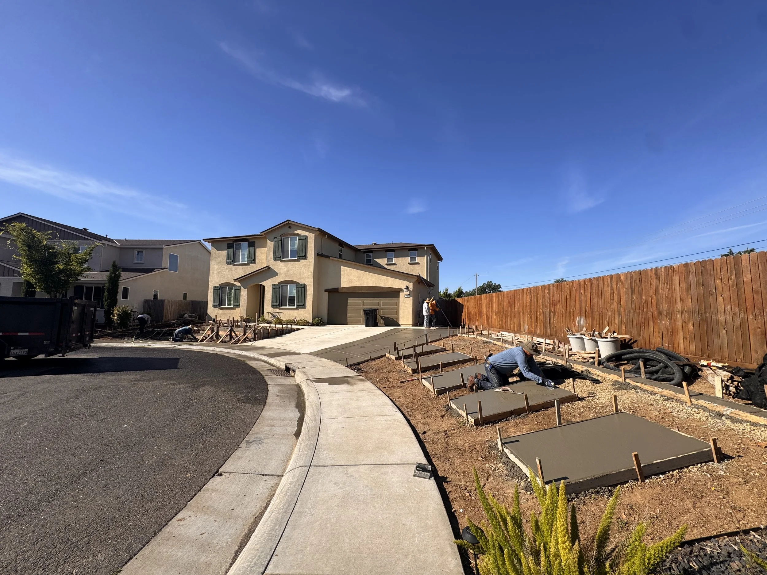 Concrete/landscape - Lincoln, CA