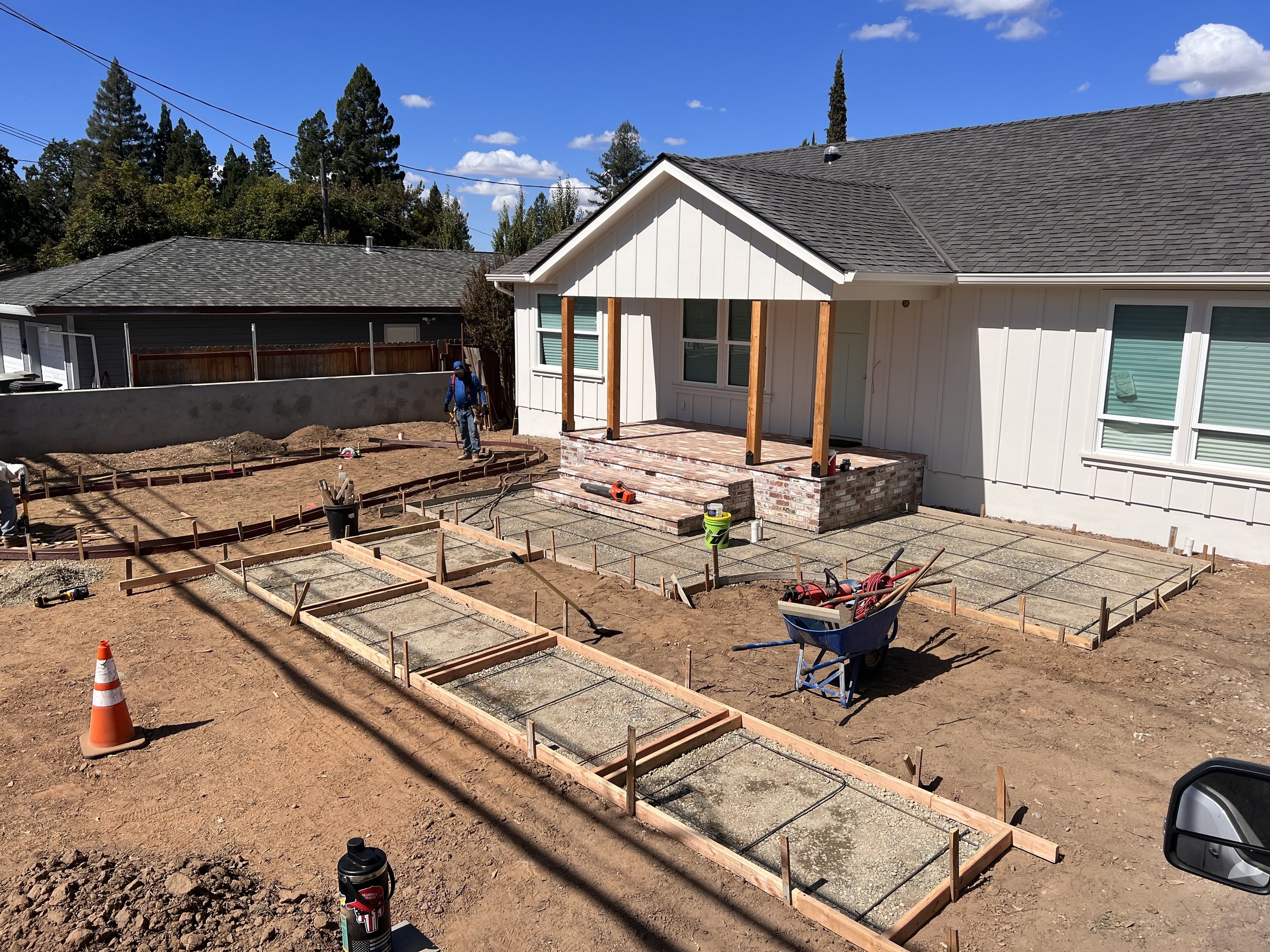 Large scale remodel, concrete and masonry - Orangevale, CA