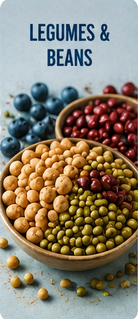 Certified organic legumes and beans for wholesale and commercial manufacturing
