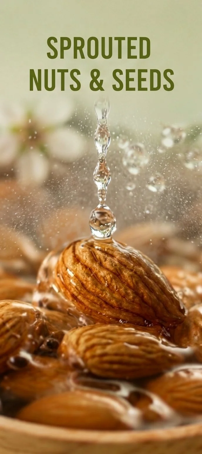 Certified organic sprouted nuts and seeds for wholesale and commercial manufacturing