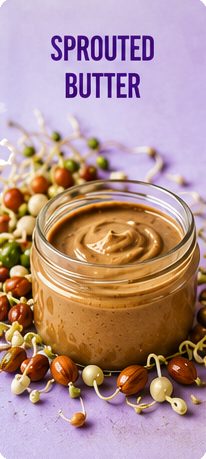 Certified organic sprouted butters for wholesale and commercial manufacturing