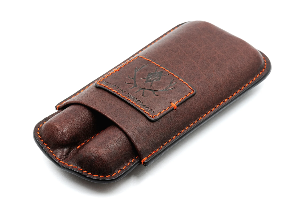 Havana Saddle Leather Cigar Case - Russet