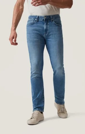 34 Heritage - Courage Mid Brushed Straight Leg Jeans