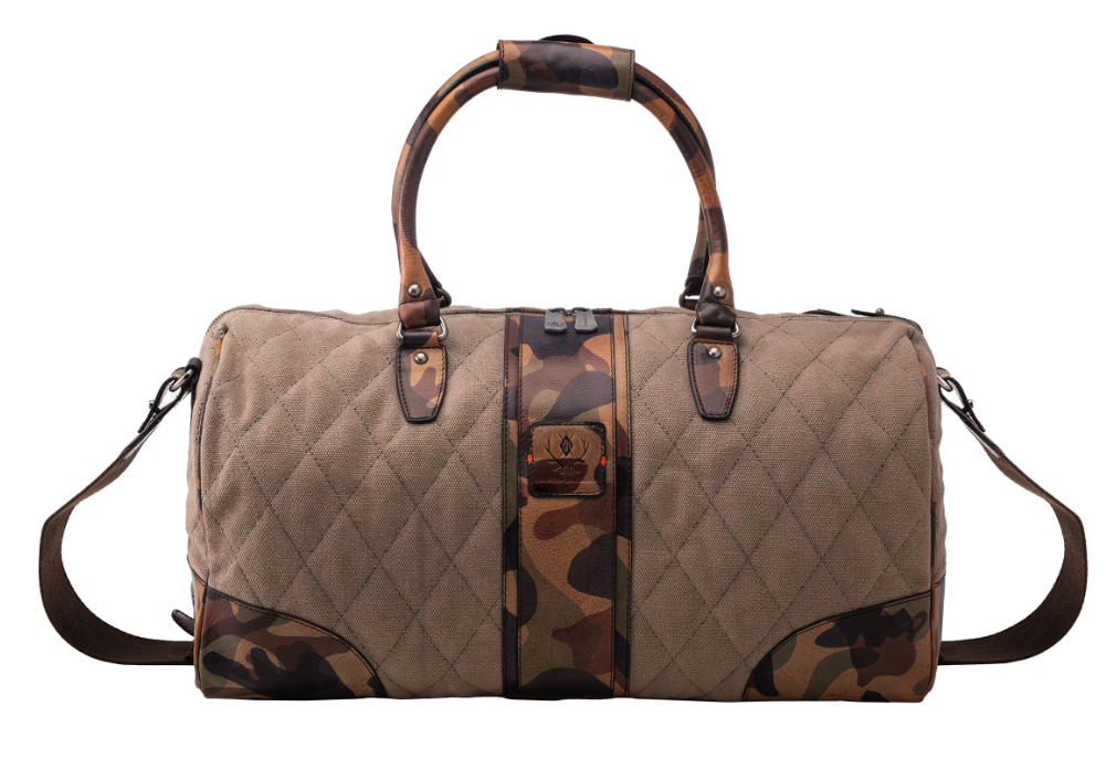 Woodland Quilted Oxford Canvas Duffel - River Rock
