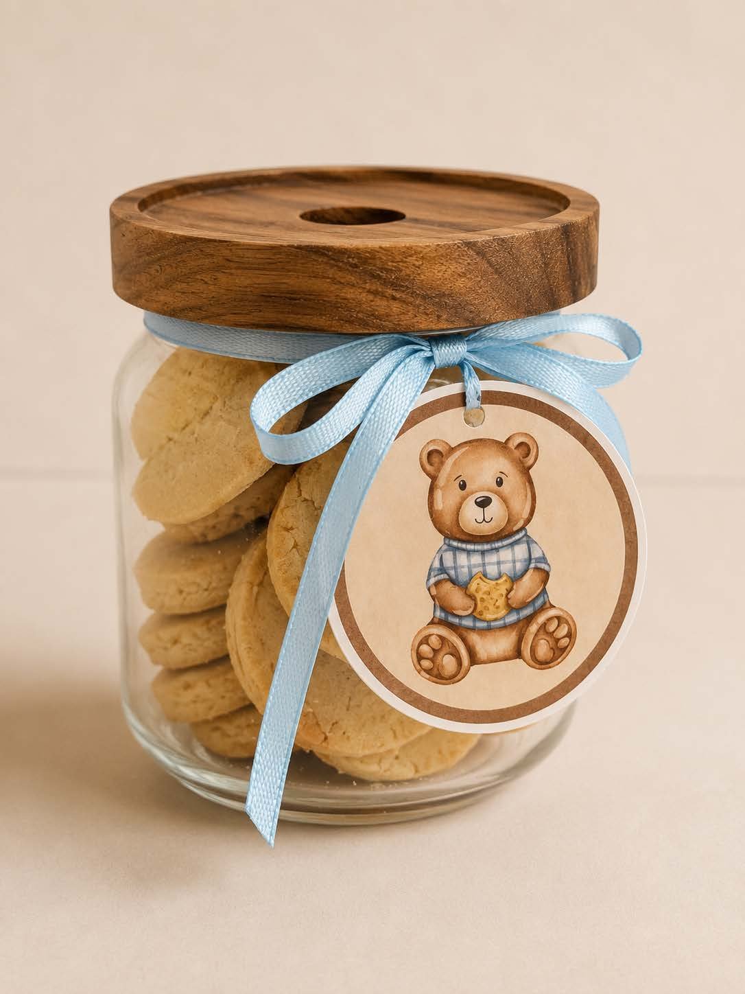 Glass Jar Filled with Sugar Cookies