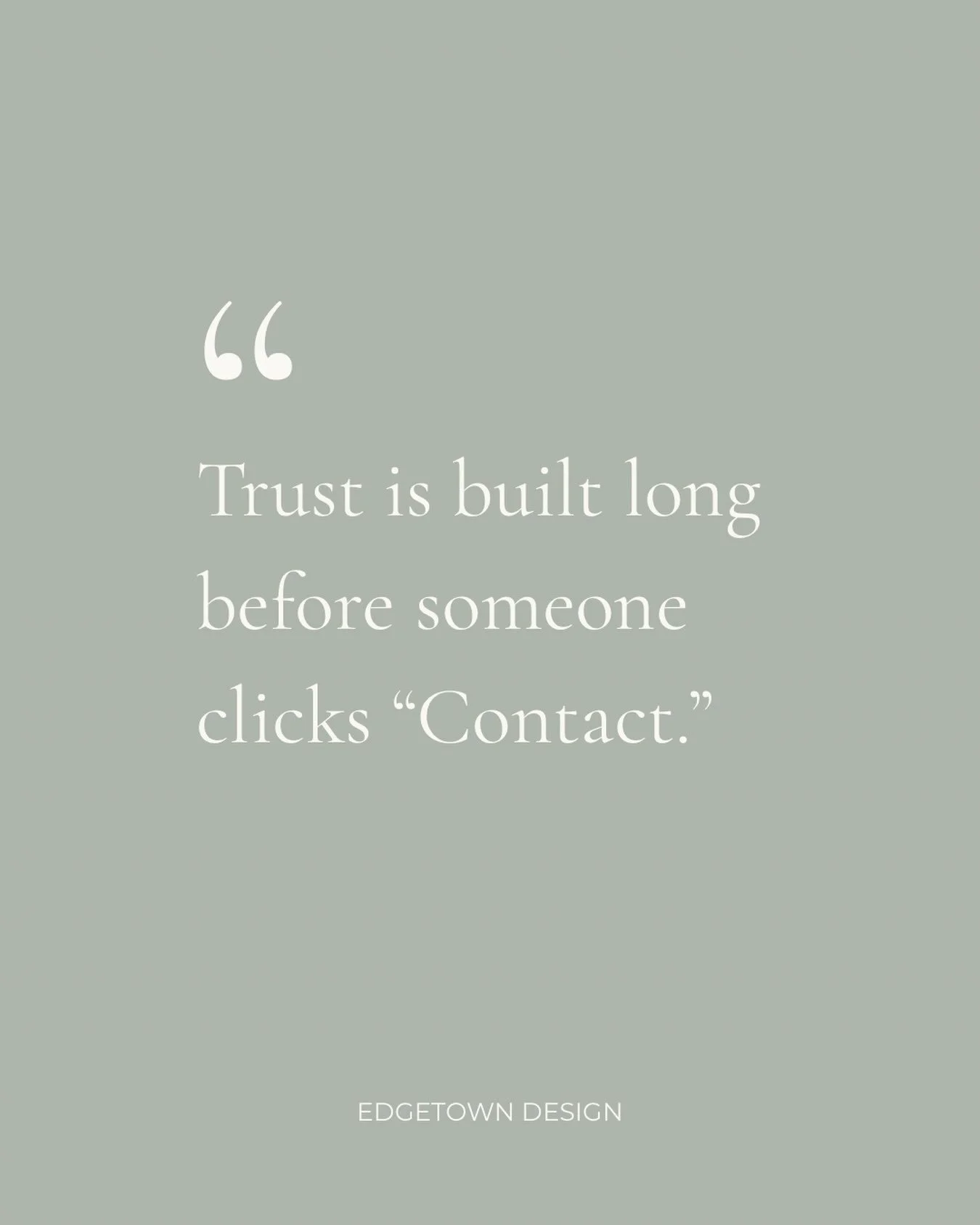 People rarely land on your page for the first time and immediately decide to work with you.

They watch first.

They read your posts, scroll through your content, visit your website, pay attention to how you communicate, and slowly start to understan