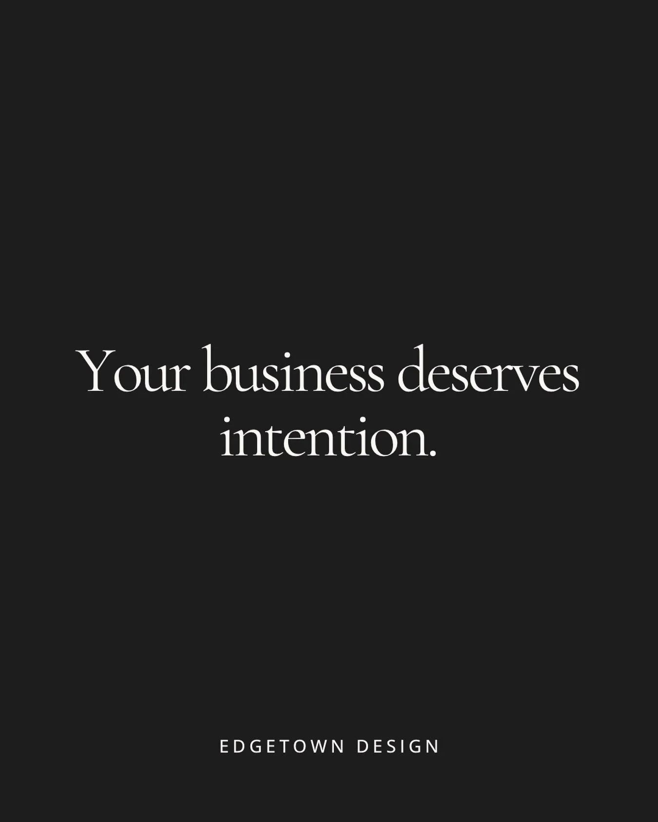 I think sometimes we put so much pressure on ourselves to constantly create more.

More posts. More reels. More ideas. More ways to keep up.

But showing up more isn&rsquo;t always the answer.

Your business deserves intention behind the way it shows