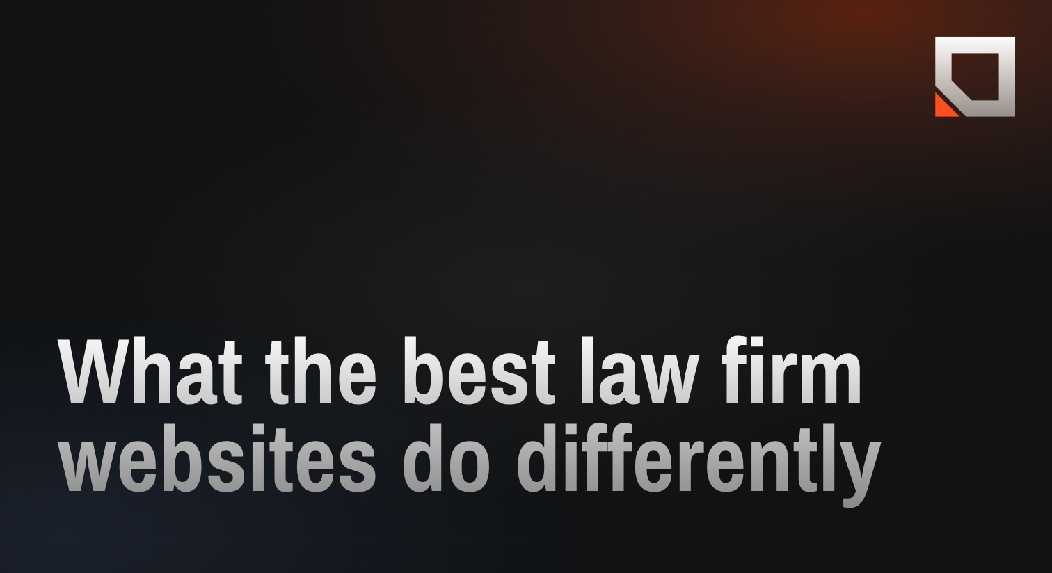 What the best law firm websites do differently