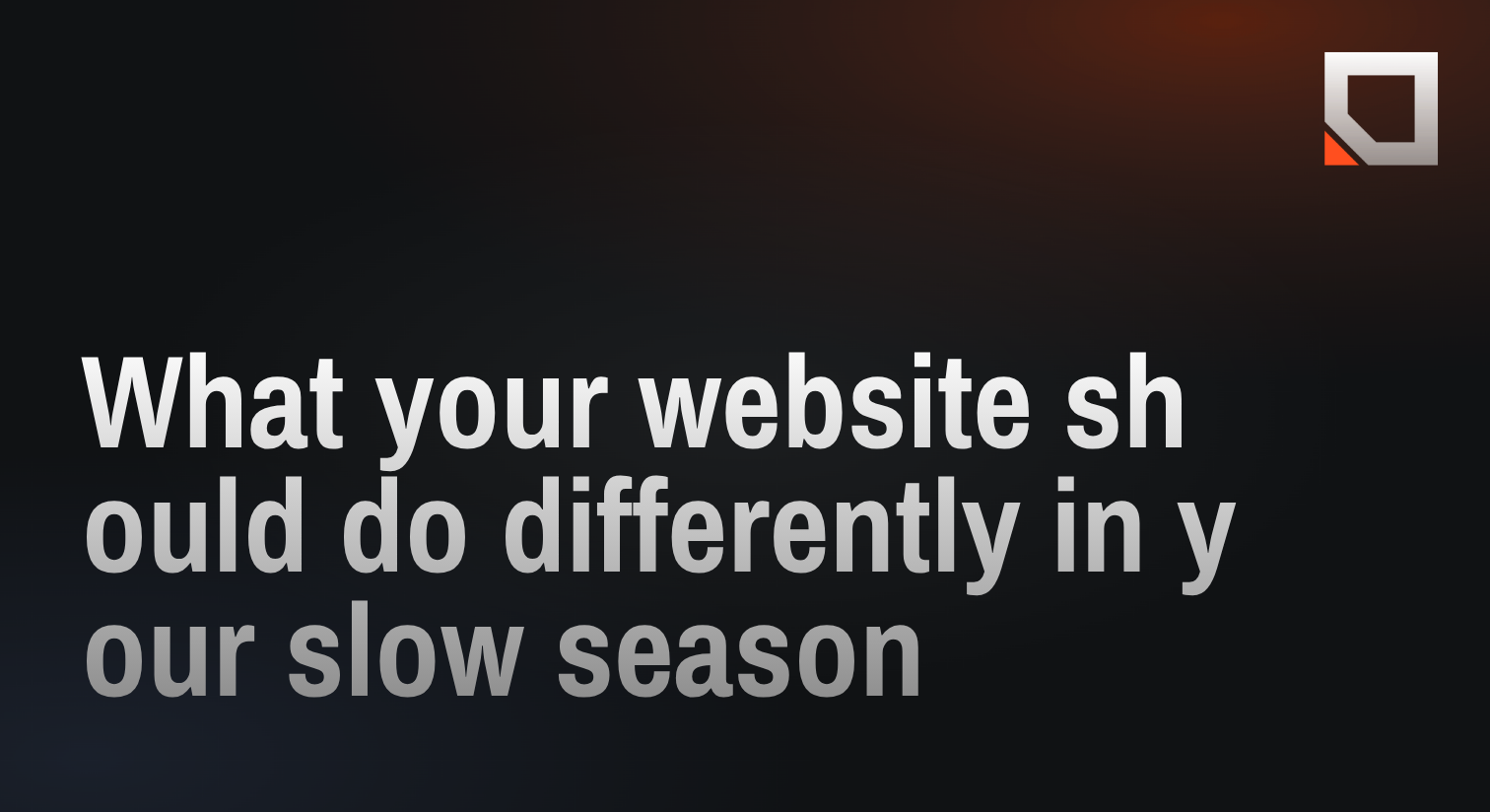 What web design for contractors actually needs to get right