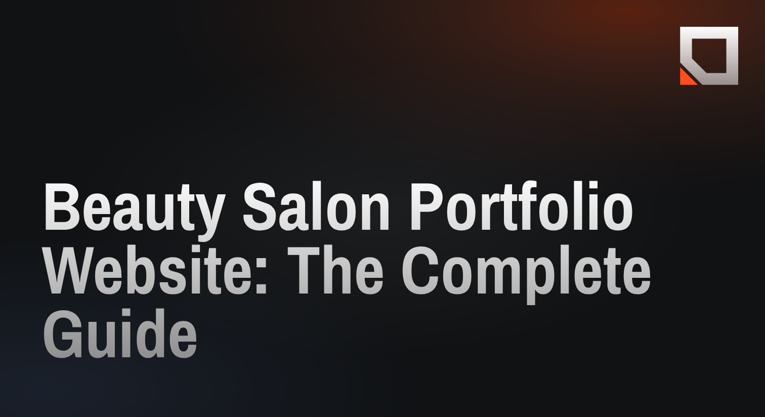 Beauty Salon Portfolio Website: The Complete Guide