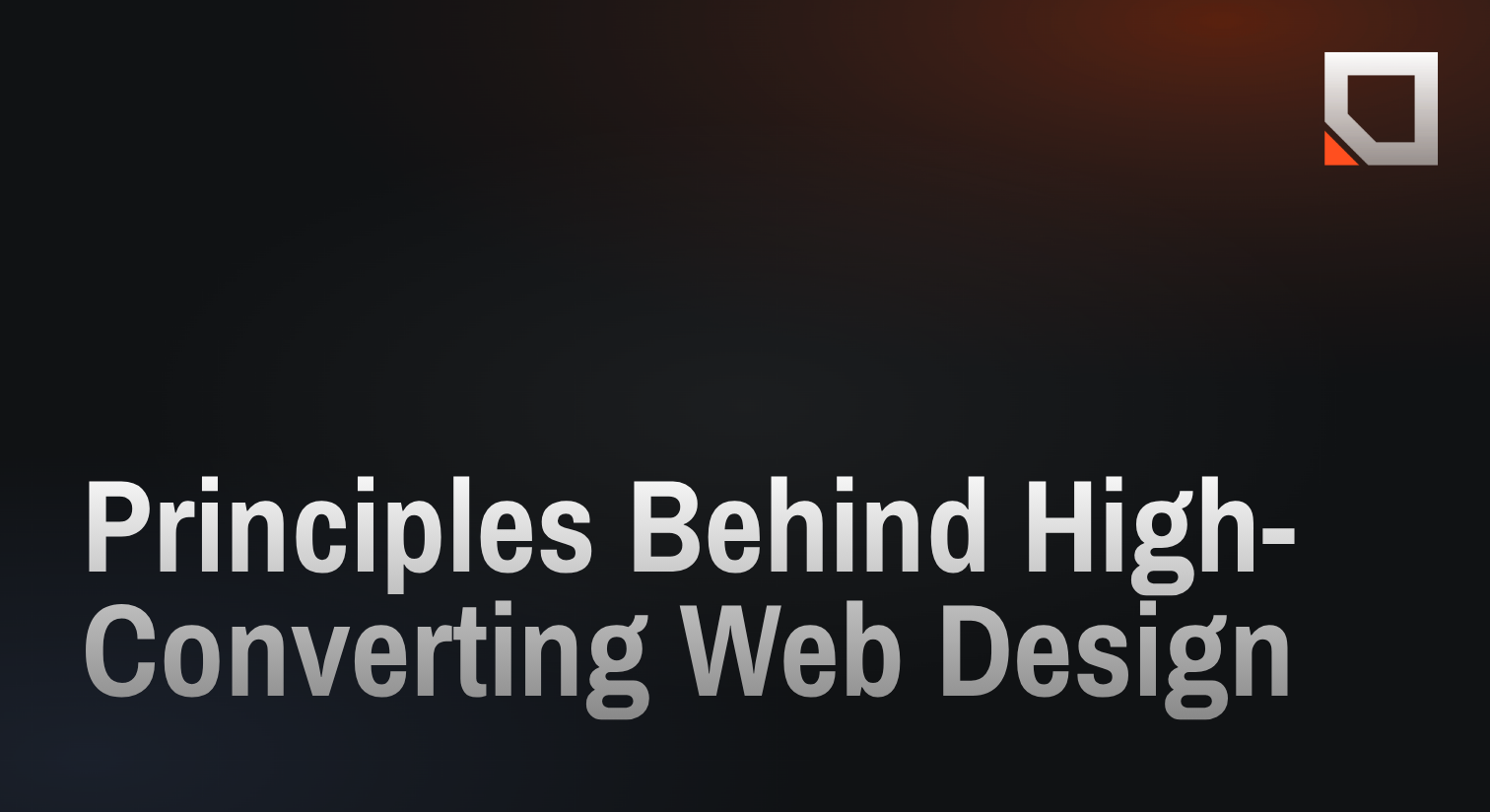 Principles Behind High-Converting Web Design