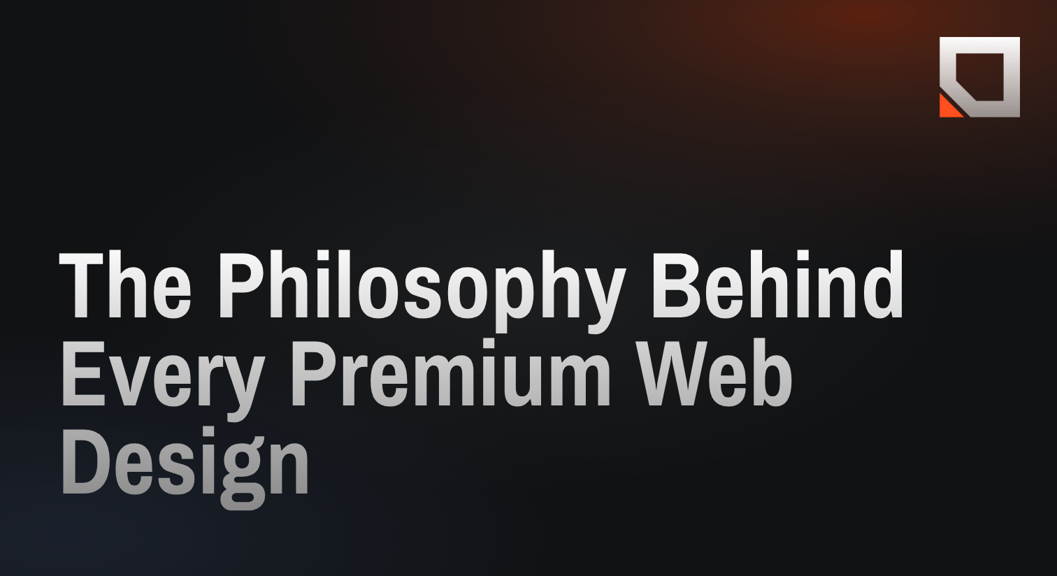 The Philosophy Behind Every Premium Web Design
