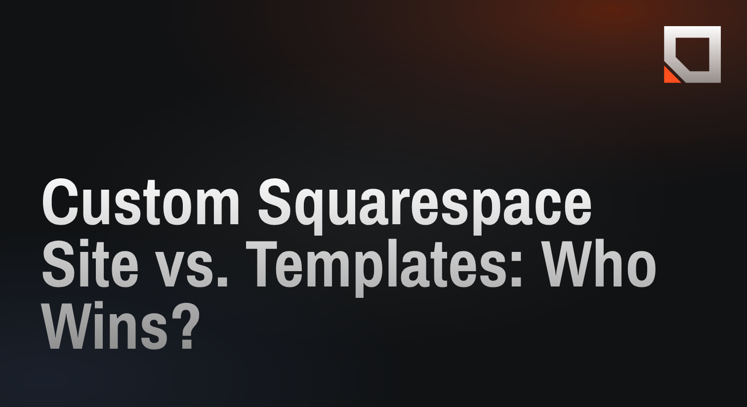 Custom Squarespace Site vs. Templates: Who Wins?