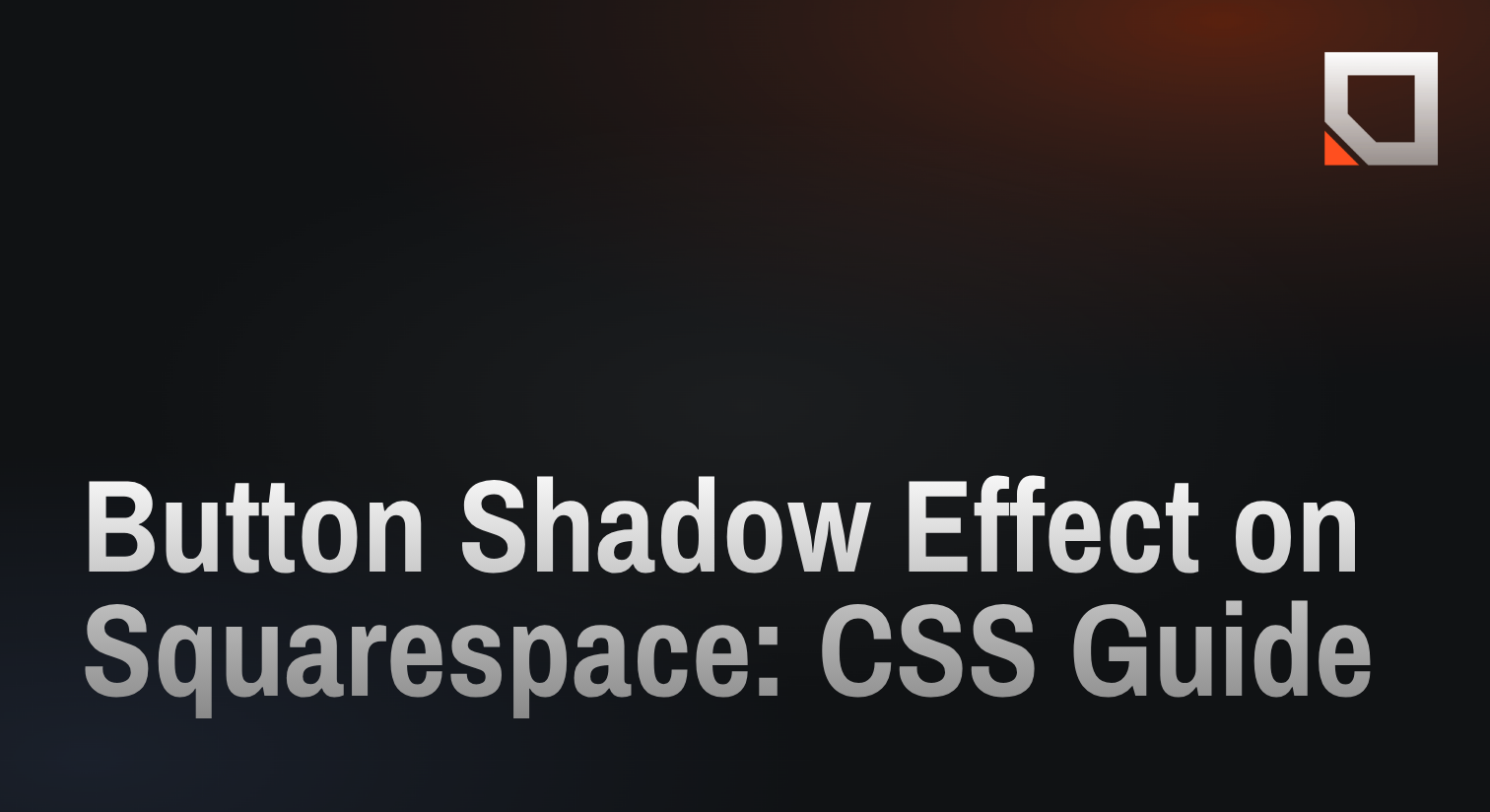 Button Shadow Effect on Squarespace: CSS Guide