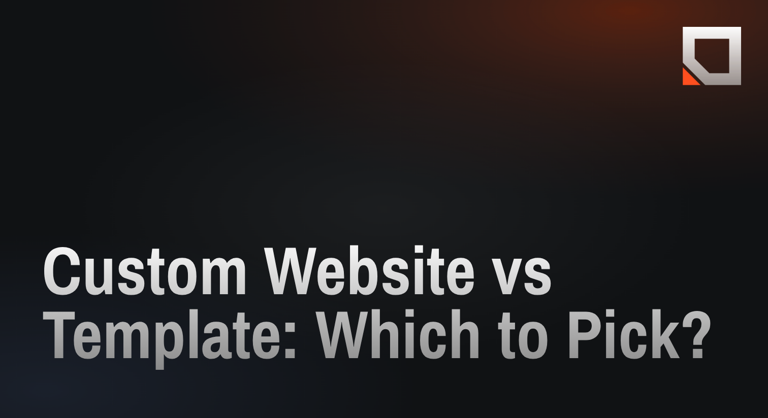 Custom Website vs Template: Which to Pick?