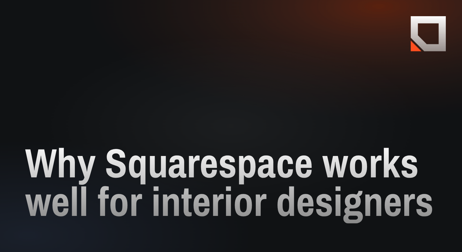 Why Squarespace works well for interior designers