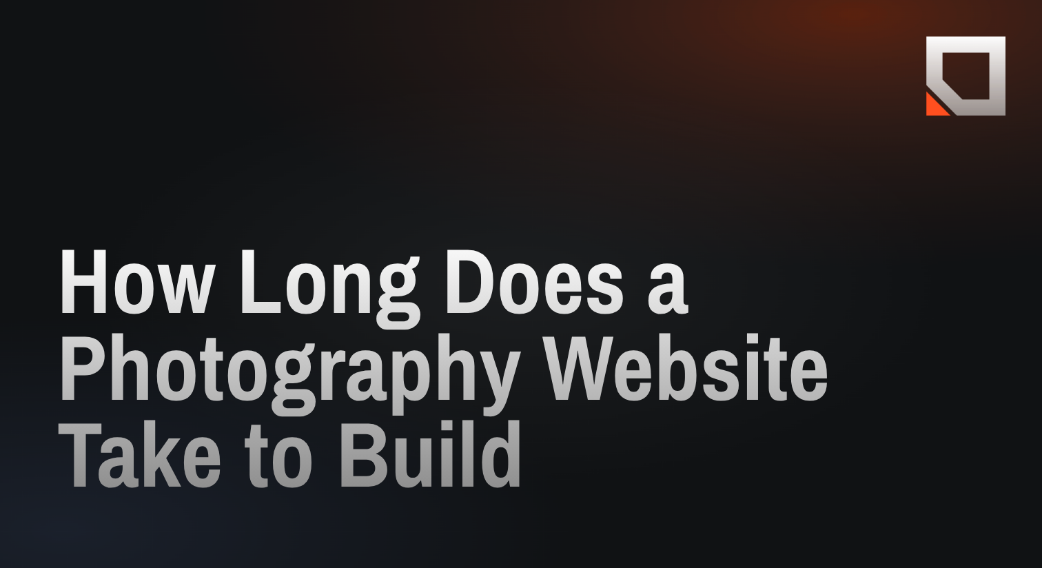 How Long Does a Photography Website Take to Build