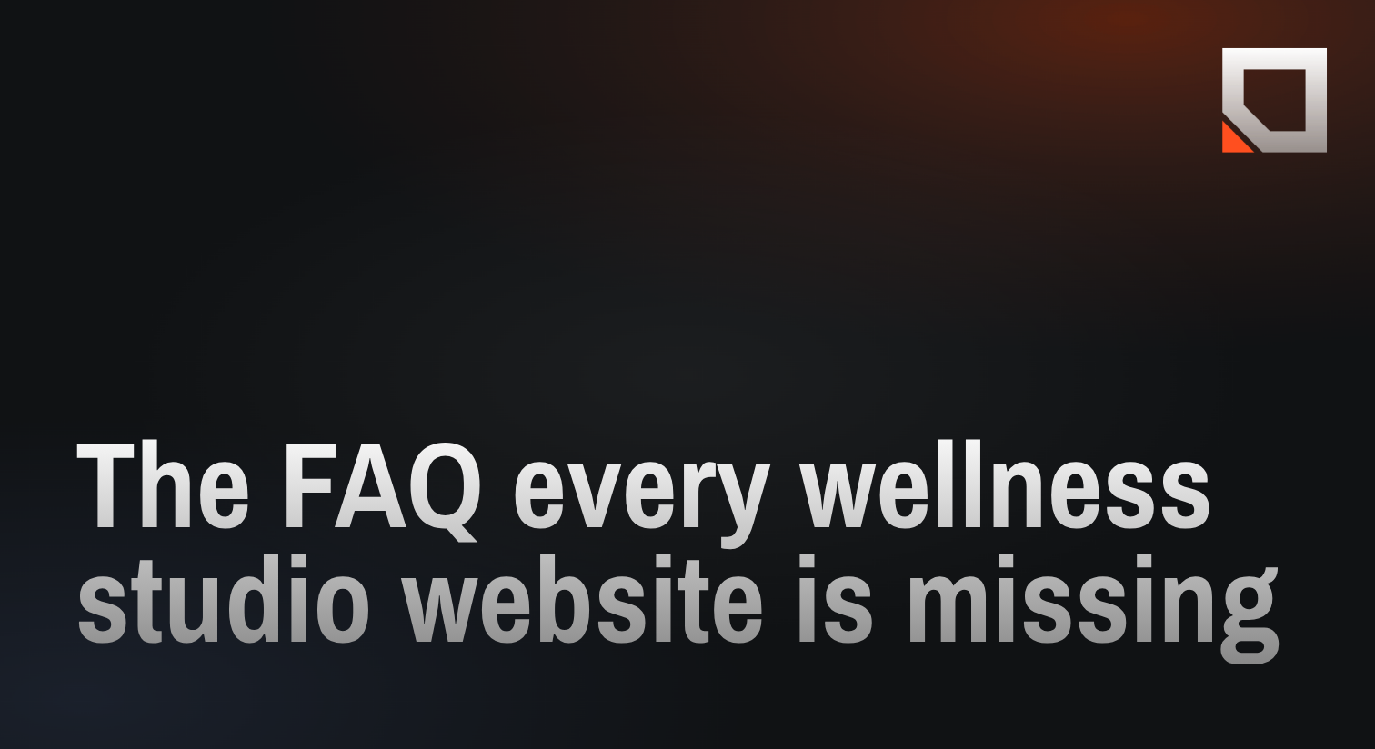 The FAQ every wellness studio website is missing (and what AI tools actually quote)