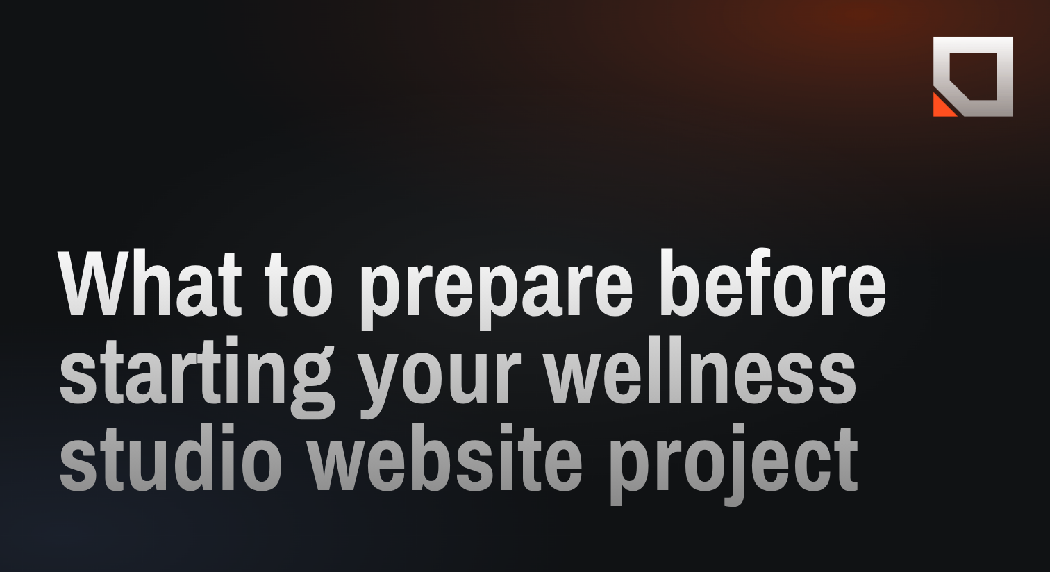 What to prepare before starting your wellness studio website project