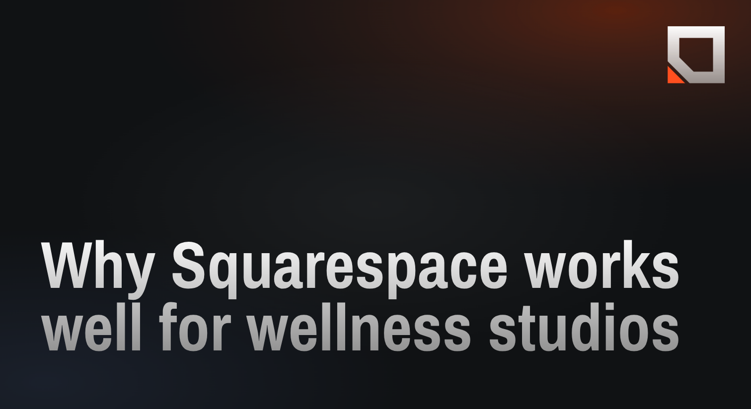 Why Squarespace works well for wellness studios
