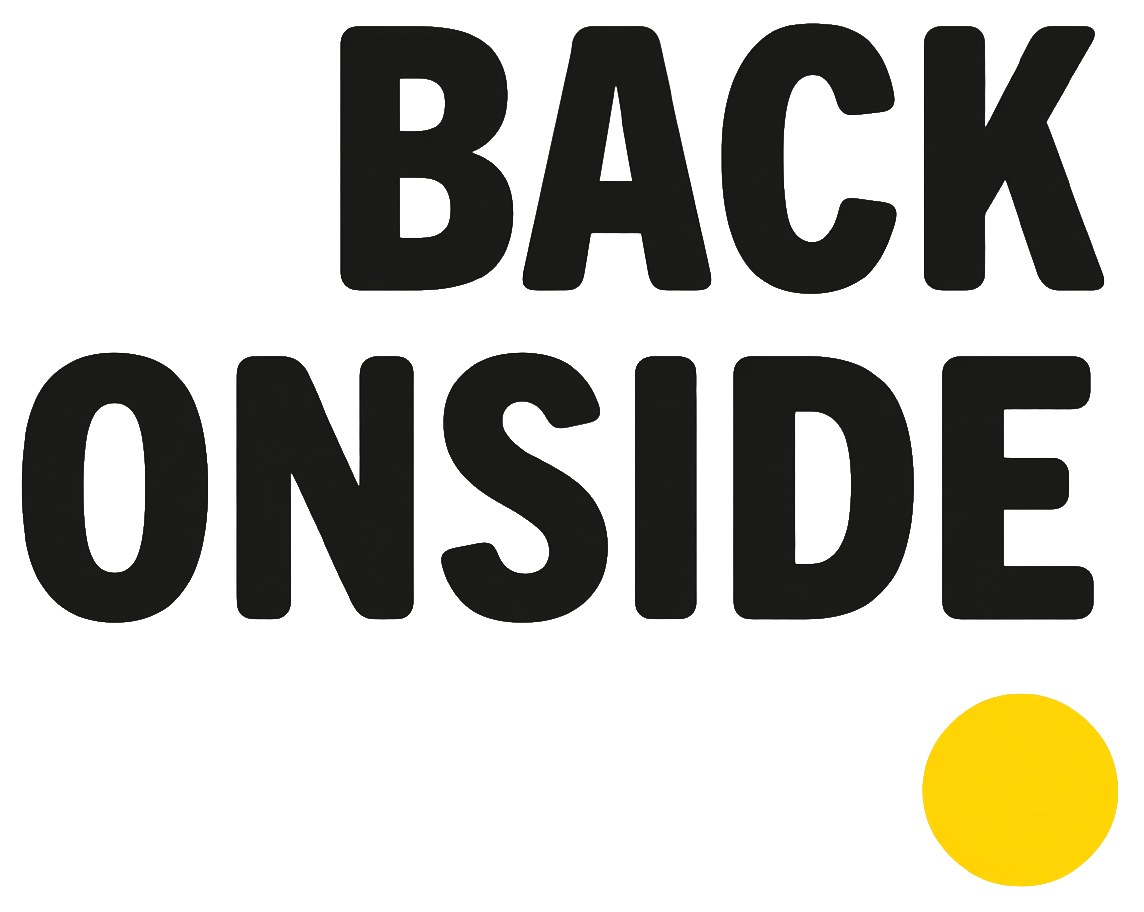 Text says 'Life is Back Outside' with a yellow circle in the bottom right corner.
