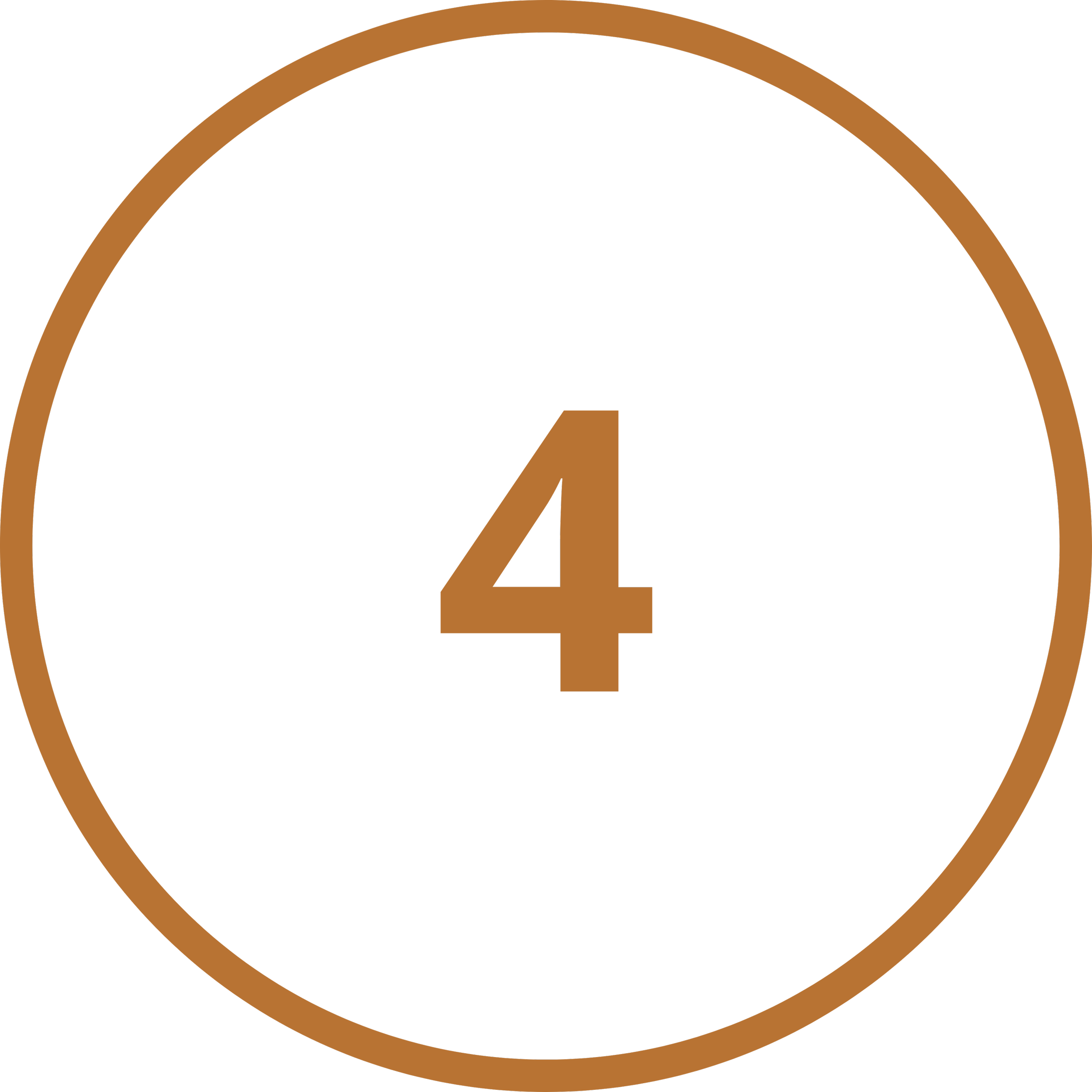 A black t-shirt with a large orange peace sign and the number 4 inside it.