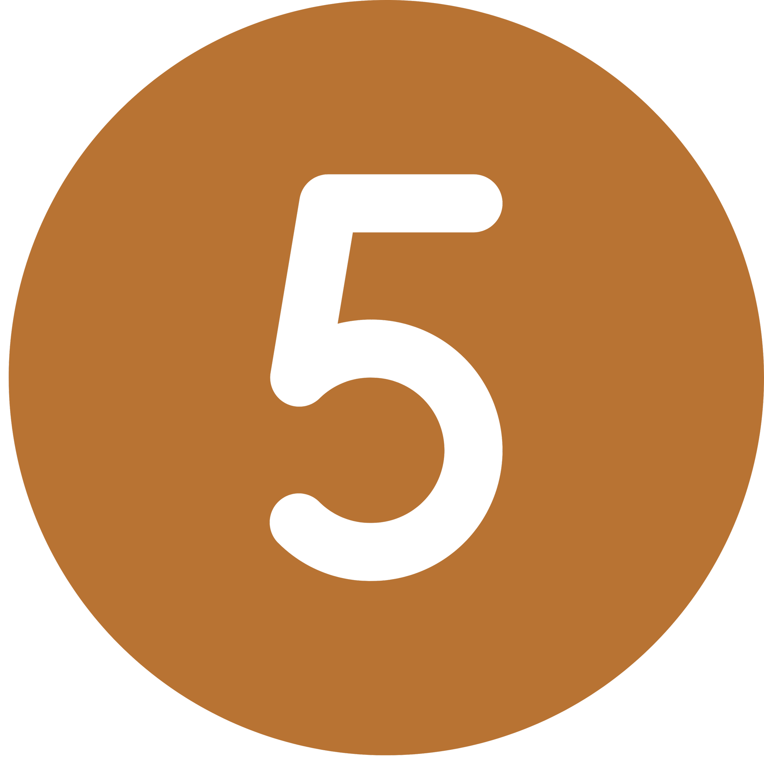 A stylized graphic of a brown and black letter 'P' inside a brown circle on a black background.