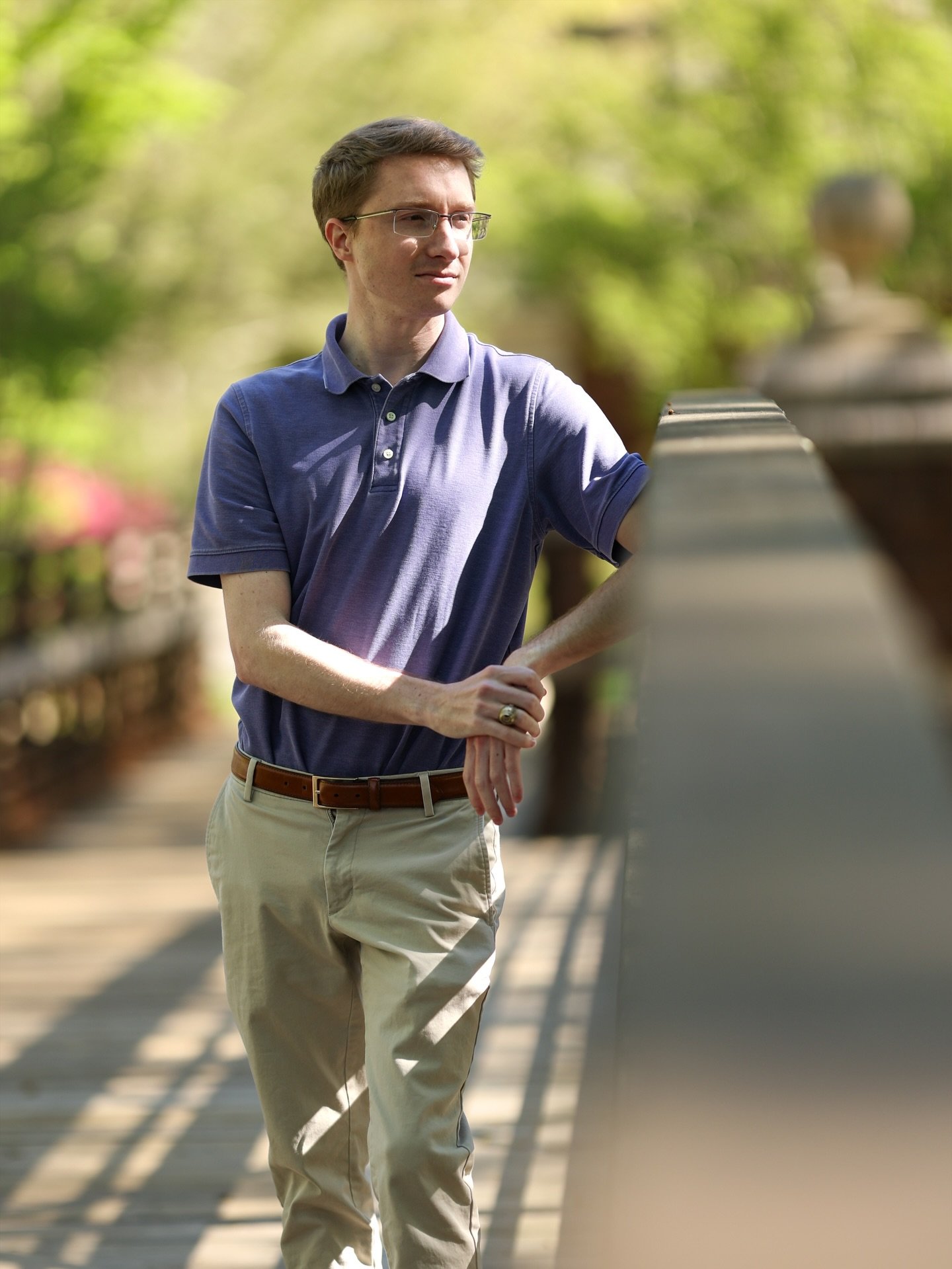 A ceremonial, color-coordinated, carefully-curated &ldquo;busy week or so at Furman&rdquo; social media post 🟩🟫🟪