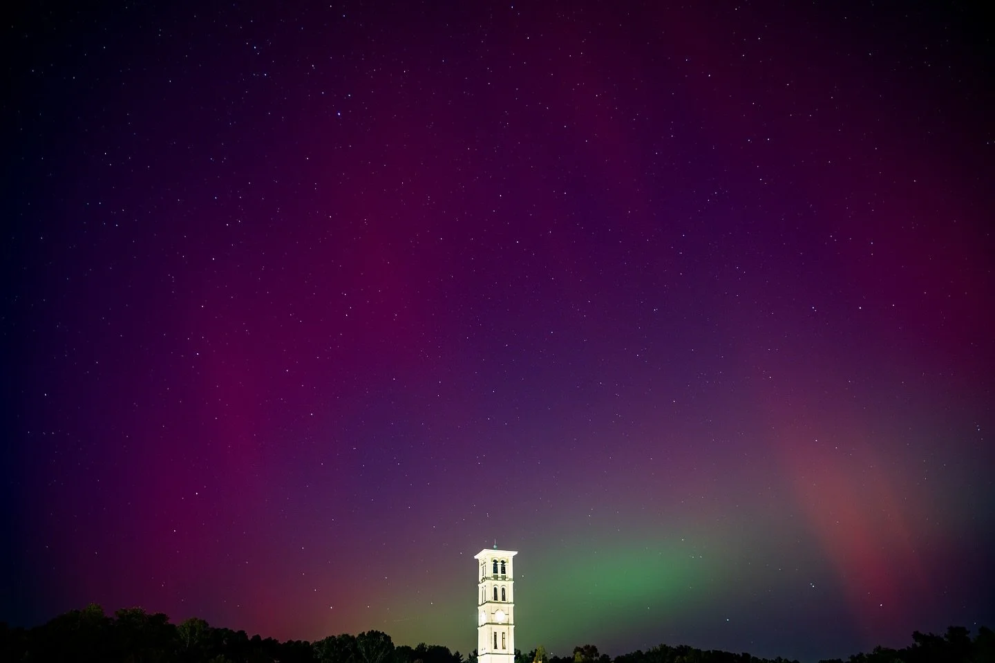 Last night, I walked around @furmanuniversity for what ended up being 5 hours. After missing out on the May 11th event, I really didn&rsquo;t want to miss another. The power scale that I&rsquo;d made it a nightly routine to check normally shows numbe