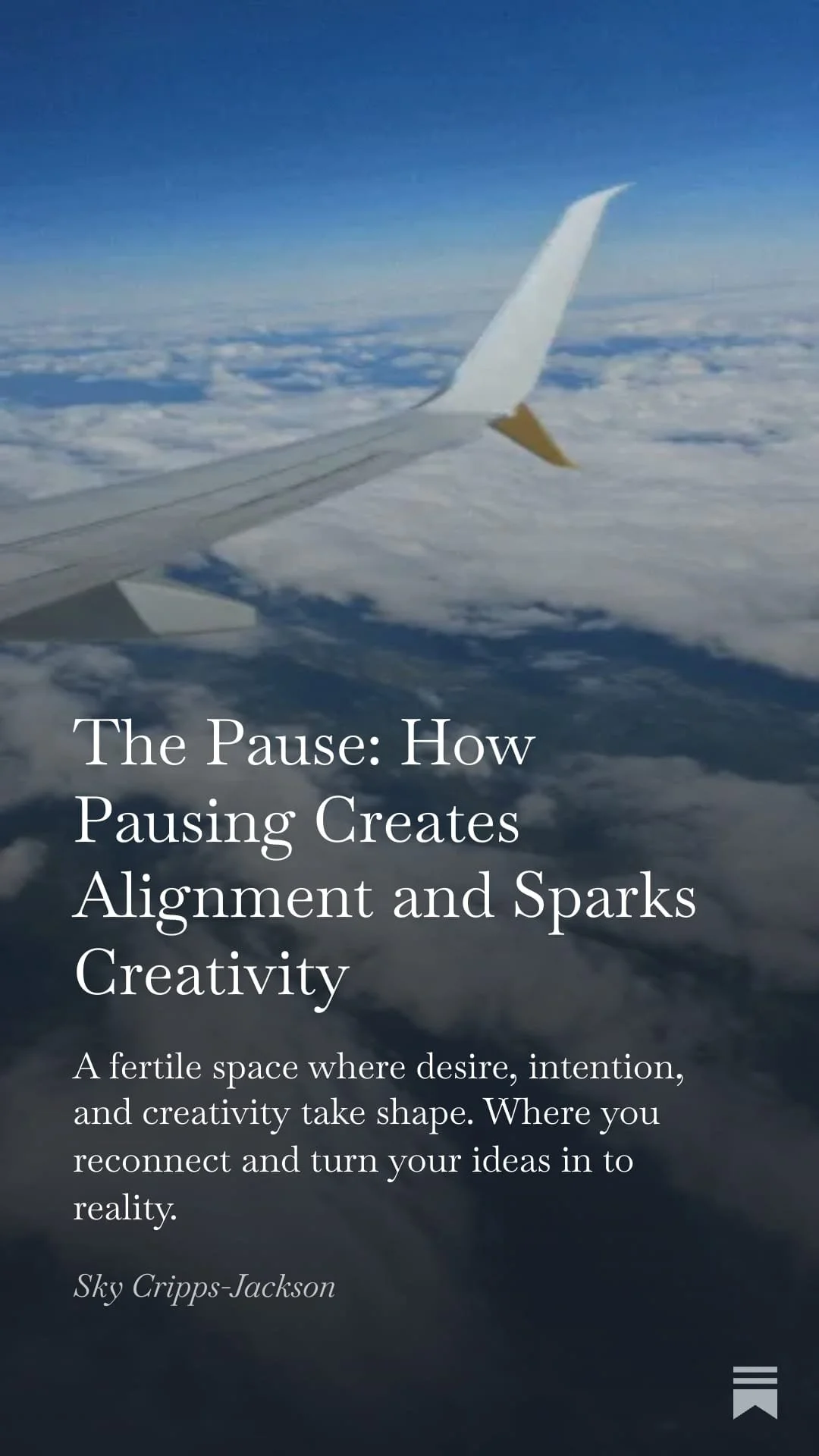 Creative portrait representing reflection, uncertainty and the space between career chapters. Substack article