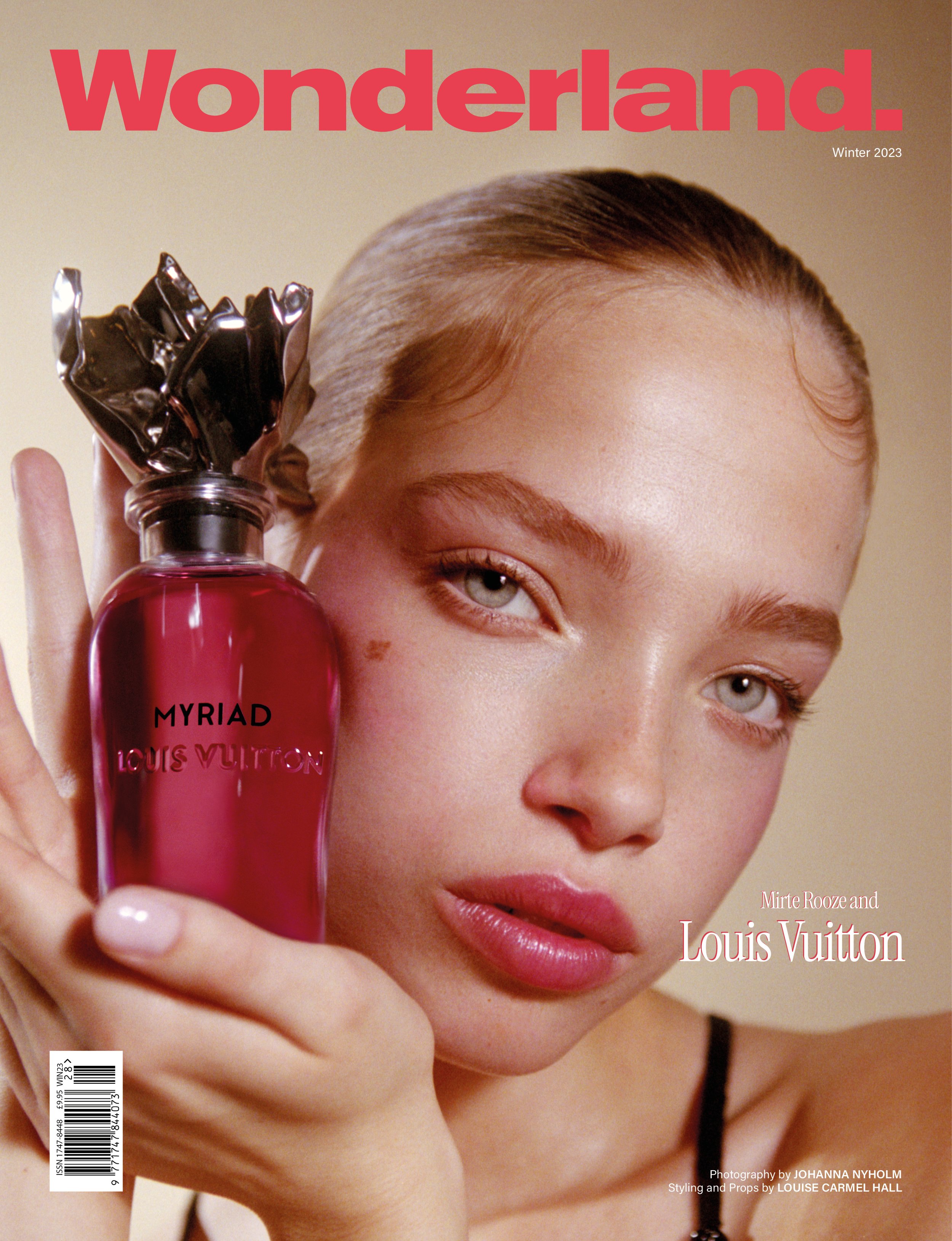Cover of Wonderland magazine Winter , hair by Sky Cripps-Jackson
