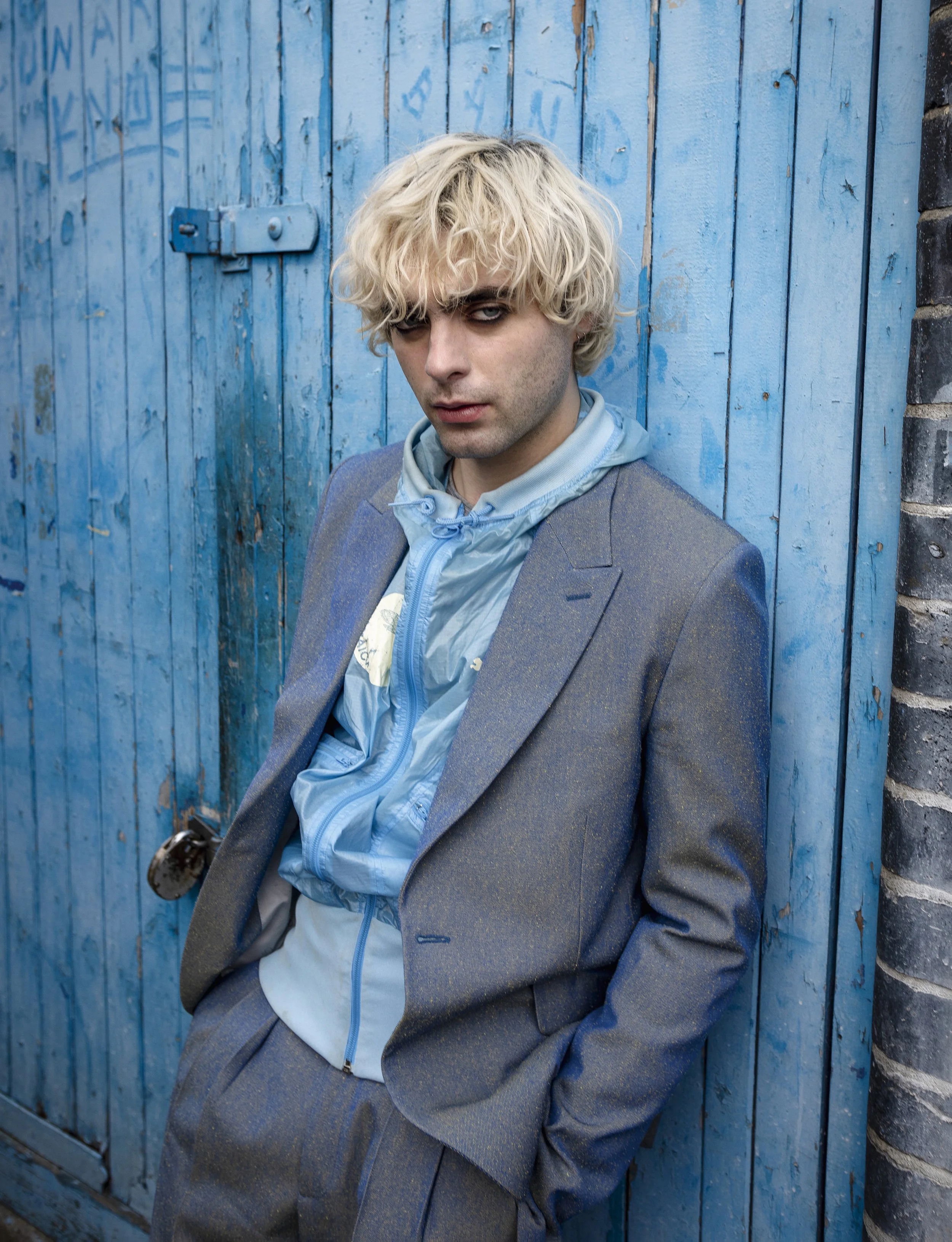 Grooming for Lennon Gallagher x 10 Magazine photographed by Derek Ridgers