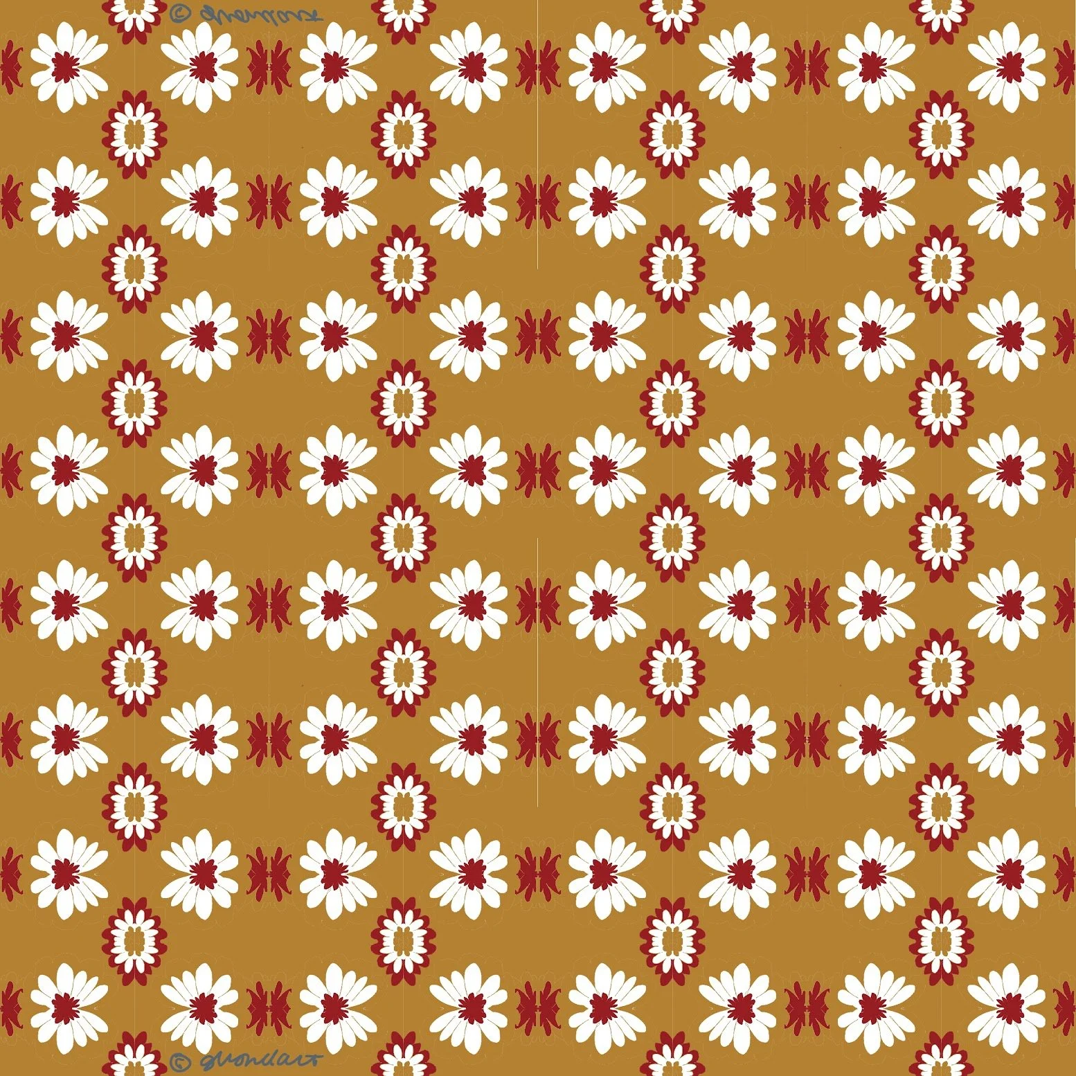 Folk Bloom- Gold