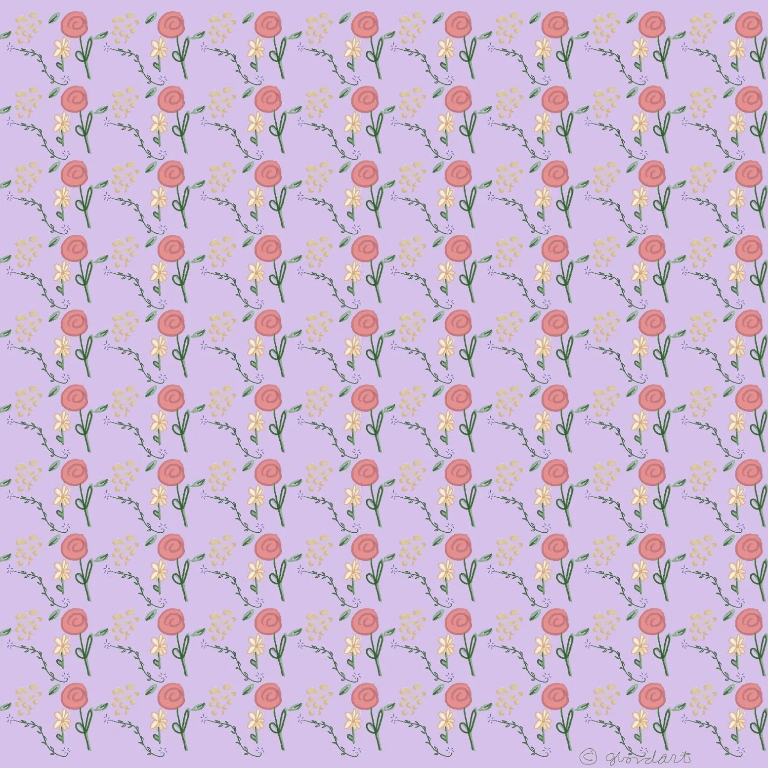 Lavender Floral