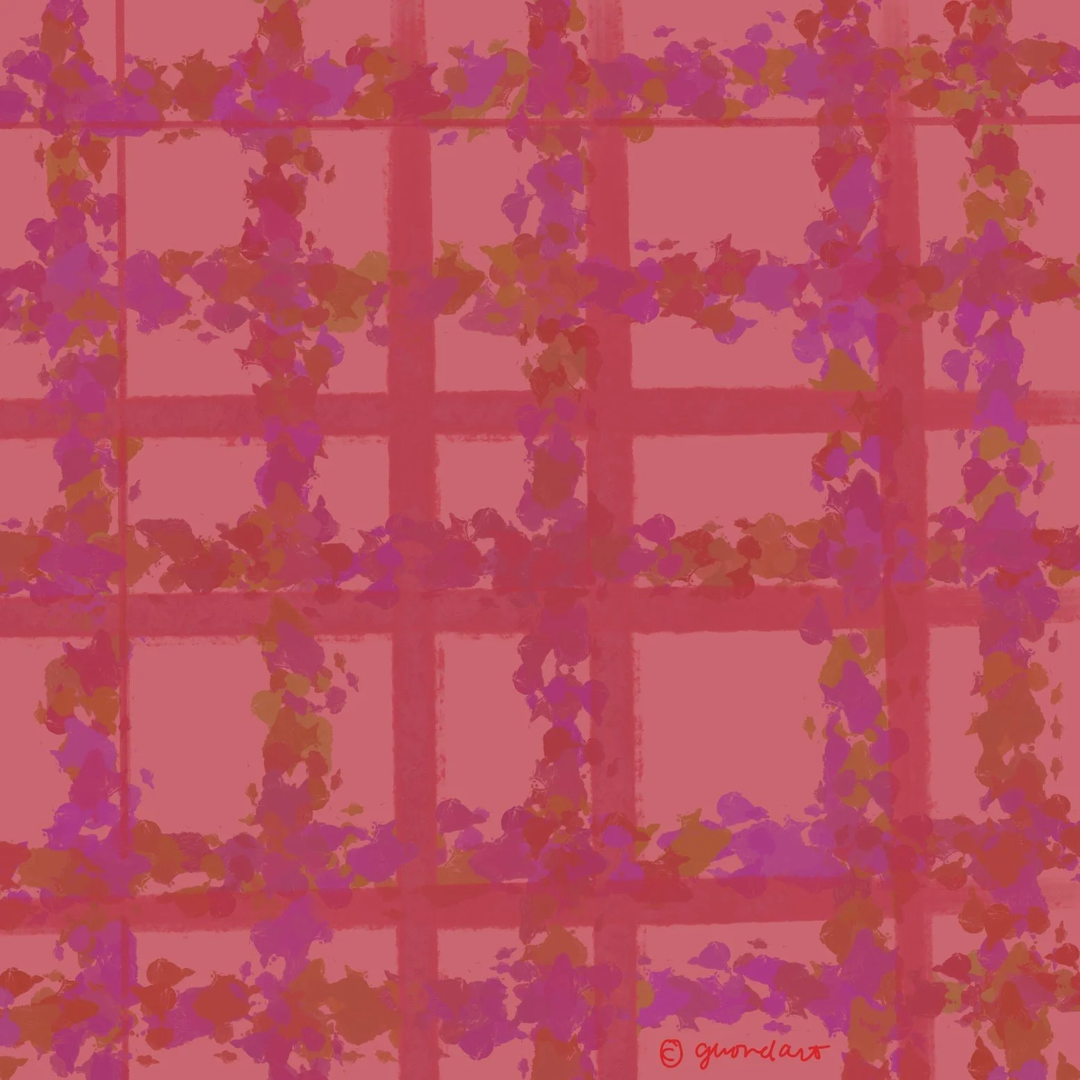Painterly Plaid digital download