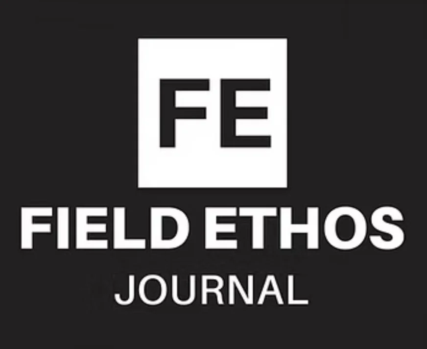 Logo for Field Ethos Journal with chemical element symbol F E above the text.