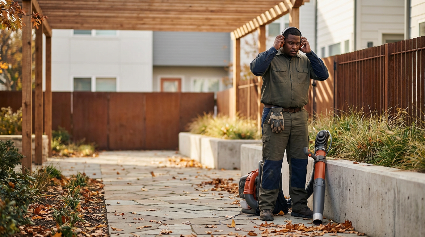 Leaf Blowing