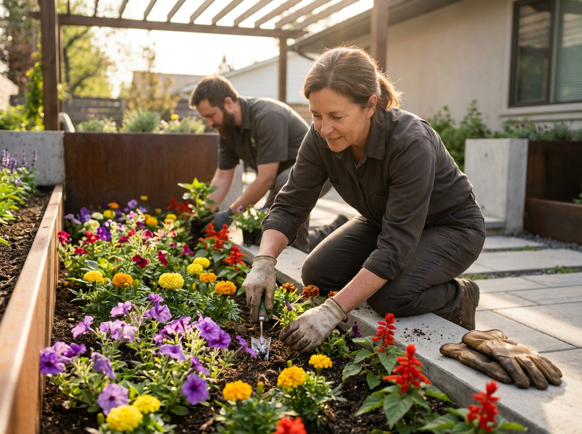 Flower Bed Weeding