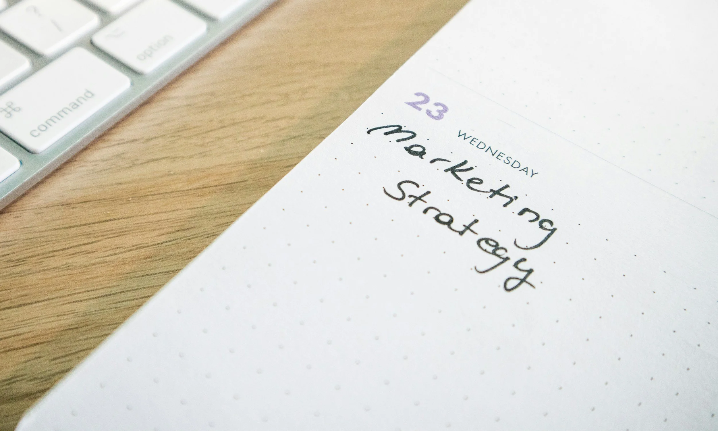 Image of a marketing strategy playbook for headshots