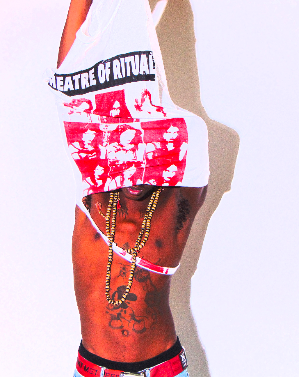 Screen printed by hand for Flesh & Spirit.