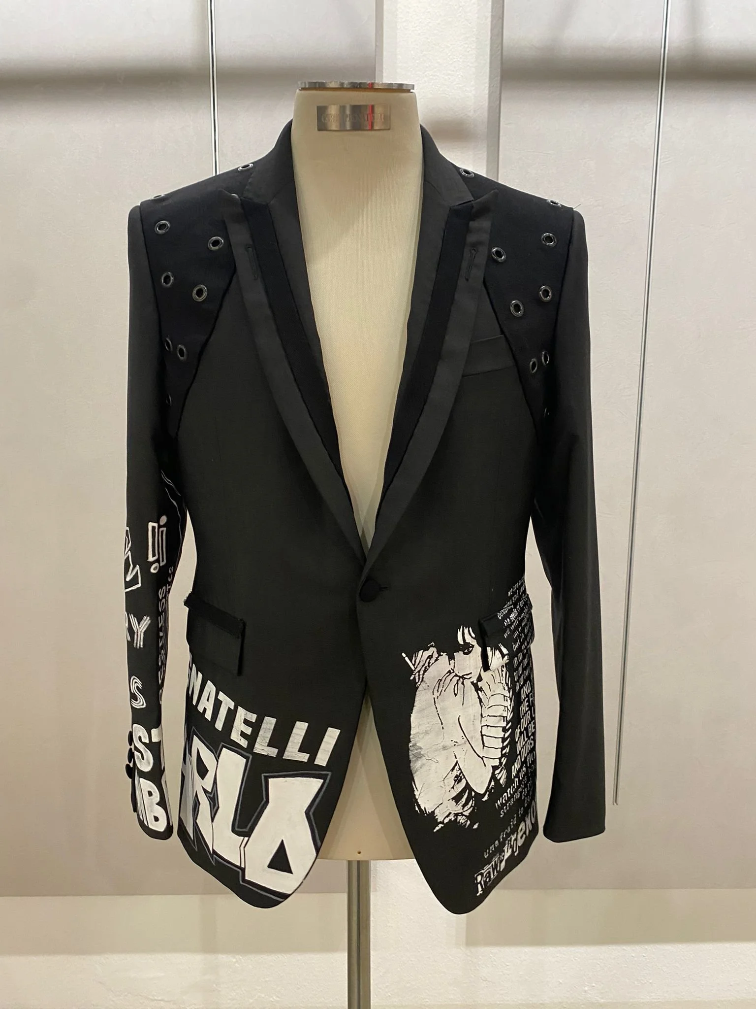 Customised Suit-jacket for Pignatelli Atelier FW 26/27.