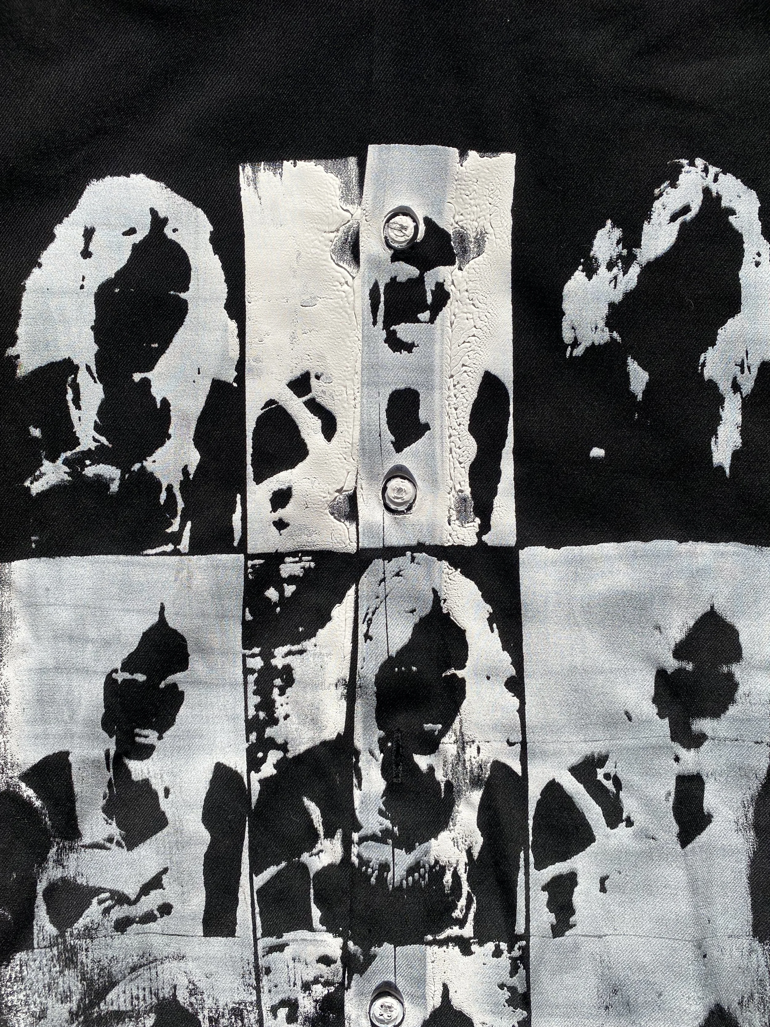 Screen printed by hand for Flesh & Spirit.