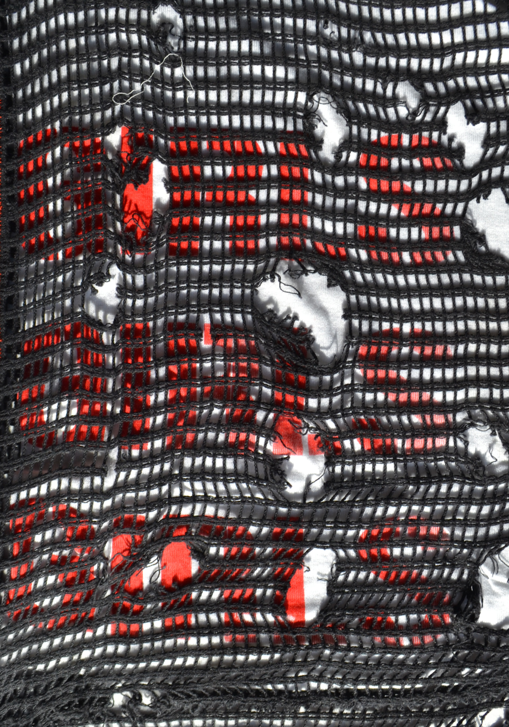Mesh over-lay tank top for Flesh & Spirit.